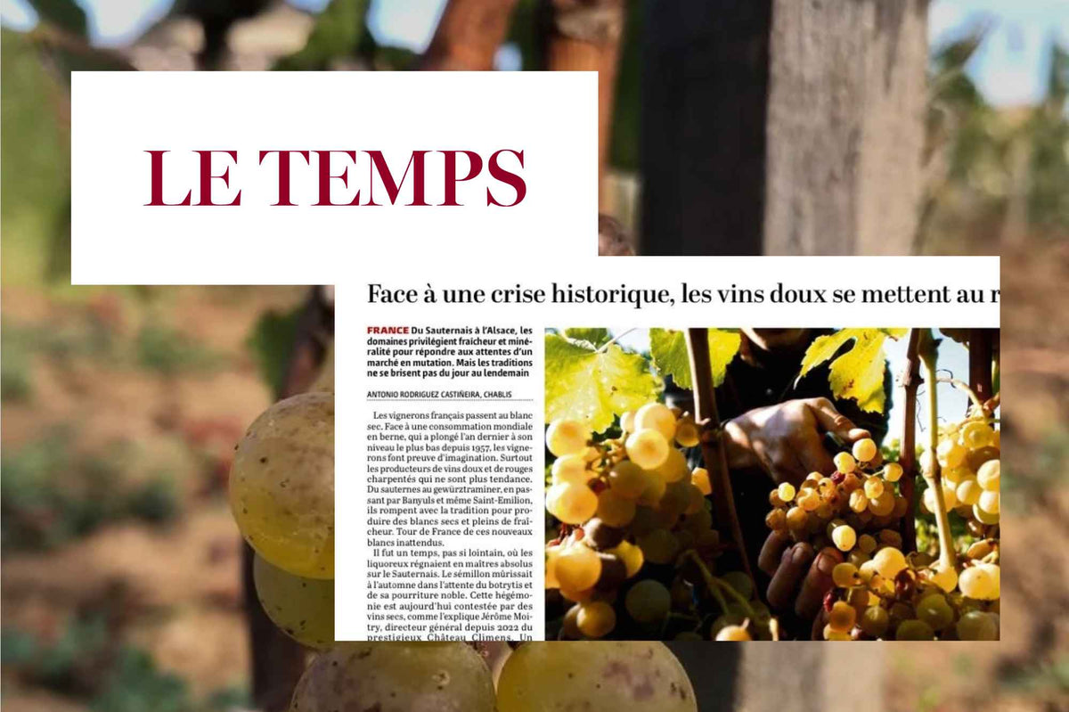 Face à une crise historique, les vins doux français se mettent au régime blanc sec