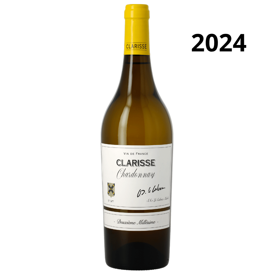 Bouteille de Clarisse Chardonnay 2024, Vin de France blanc