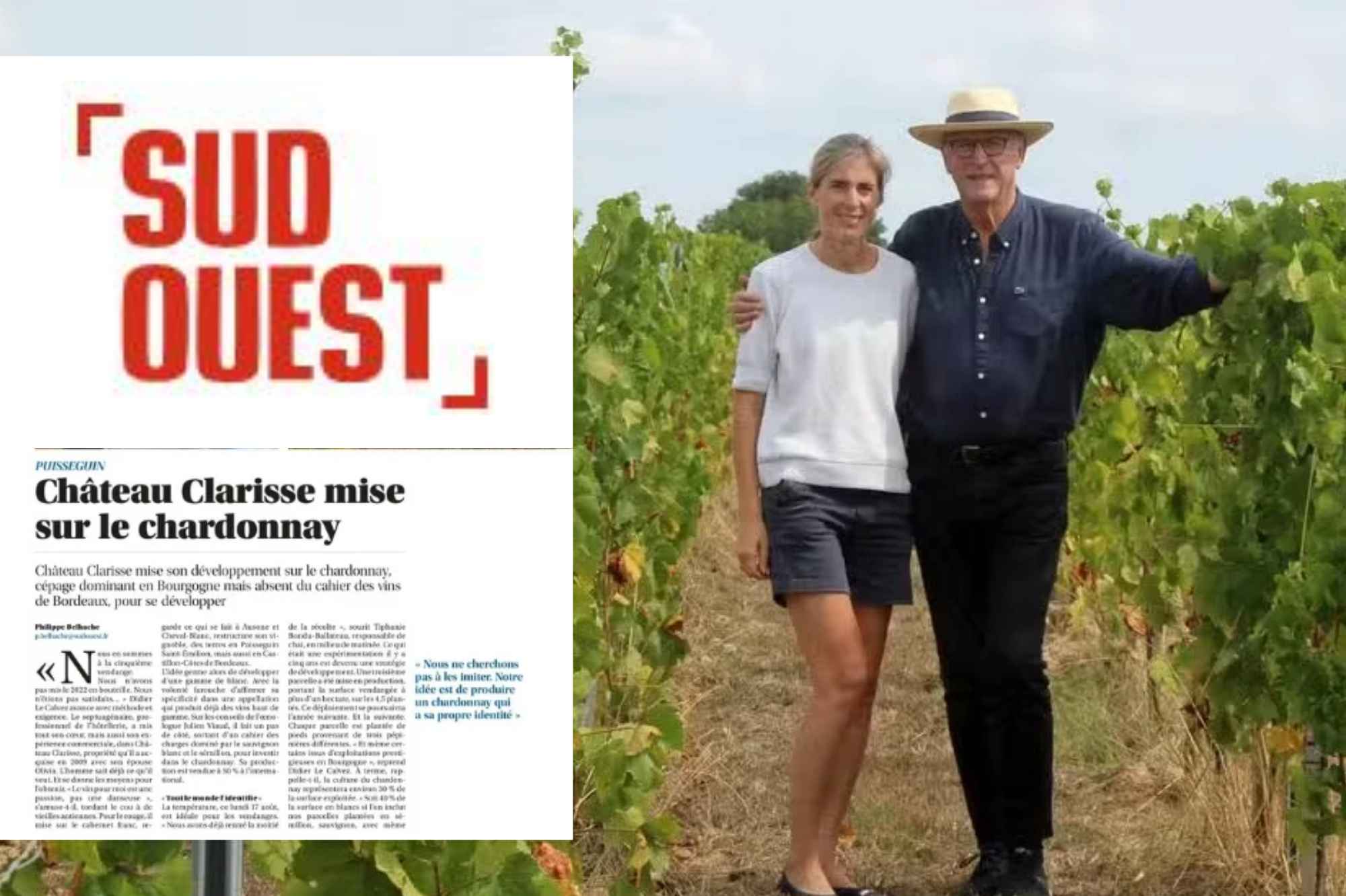 Château Clarisse mise sur le Chardonnay