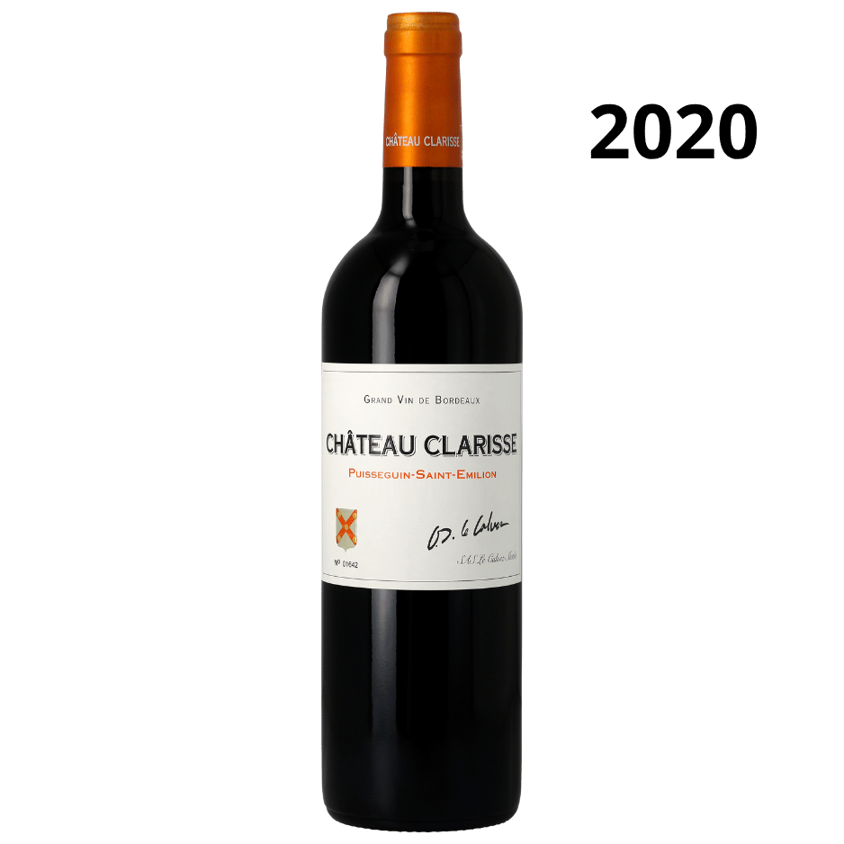 Bouteille de Château Clarisse 2020, Puisseguin-Saint-Émilion rouge