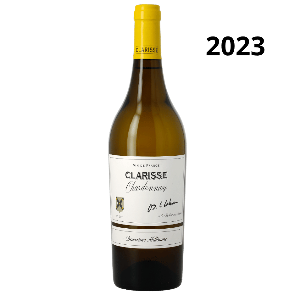 Bouteille de Clarisse Chardonnay 2023, Vin de France blanc